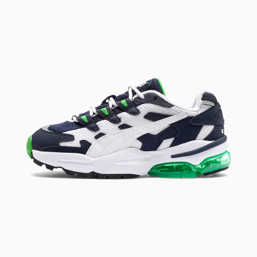 Puma CELL Alien OG Lány Sportcipő - Fehér/Sötétkék ( Hungary - ANJYV7258 )